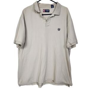 Chaps XXL Tan Collared Polo Shirt
